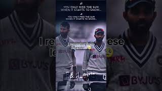 Pujara and rahane💔 sad🥺 shorts cricket viral indvsnz ajinkyarahane pujara [upl. by Aicilaanna]