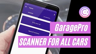 OBD Scanner For All Cars  Scan All Systems in any CAR  GaragePro OBD II Scanner [upl. by Balfore]