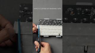 The Tape Mod is so satisfying  Monsgeek M7 mechanicalkeyboard [upl. by Sondra]