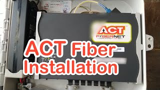 ACT Fibernet Complete Installation [upl. by Aisena]