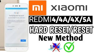 Mi REDMI 44A4X5A HARD RESET  Mi REDMI 44A4X5A RESET  reset xiaomi mi5a pettern unlock [upl. by Magill776]