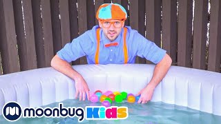 Blippi Explores a Boat  Blippi  Kids Songs  Moonbug Kids [upl. by Alben]