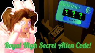 Royal High How to go in the alien Basement secret code [upl. by Det]