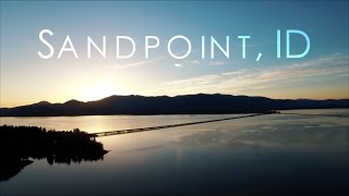 Sandpoint Idaho  From Above [upl. by Hametaf253]