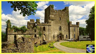 Exploring the Haunted Leap Castle in Ireland  Halloween Travel Vlog [upl. by Atinid]