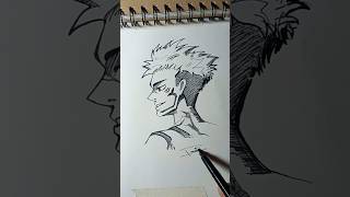 Drawing Anime sukuna sketch art draw [upl. by Oriole]