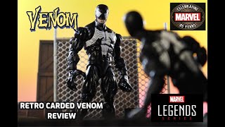 Marvel Legends Retro Carded Venom Unboxing amp Review Venom retrocard marvellegends spiderman [upl. by Thor]