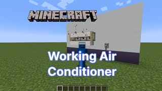 Minecraft Working Air Conditioner [upl. by Teddie]