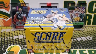 2022 Score Football Hobby Unboxing 4 Autos per Box [upl. by Debora]