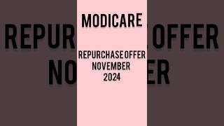 Modicare November 2024 Offer modicarenewoffer modicarenewupdate [upl. by Anotal]