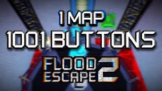 This Flood Escape 2 Map has 1001 Buttons  Straight Run Crazy by kirbpoyo3YT [upl. by Elleda]