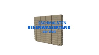 Schmaler Regenwassertank ThinTanks von Garten Zisternen  Farbe mitbestimmen und gewinnen [upl. by Egiedan735]