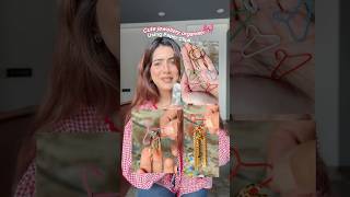 Cute jewellery hanger🎀🫶 jewelleryorganizer diyorganizers diy paperclips goldjewellery hacks [upl. by Sup]