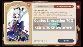 Genius Invocation TCG AYAKA Serious Showdown  Genshin Impact [upl. by Nawed]