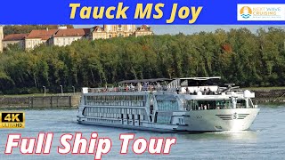 TAUCK ms JOY  Full Ship Tour  Common Areas  4K [upl. by Clie]