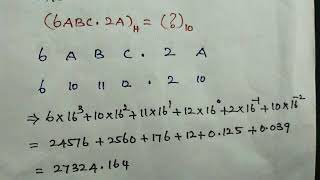 Hexadecimal to Decimal in Tamil [upl. by Kalli943]