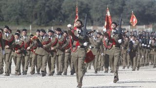 Pedazo de Desfile que se Marcan los de la Brigada Guzmán el Bueno X [upl. by Mellen]