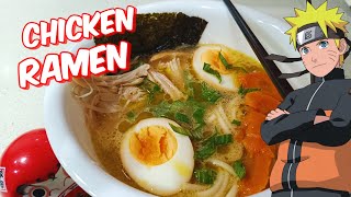 RAMEN de POLLO Paso a Paso FACIL Y DELICIOSA DIY CHICKEN RAMEN 🍜 [upl. by Ashely]