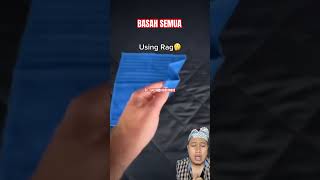 BASAH SEMUA 🥴🥰 diy blanket cleaning comfortblanket cleaninghacks [upl. by Kalmick]