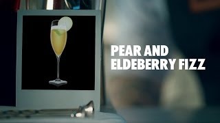 PEAR AND ELDEBERRY FIZZ DRINK RECIPE  HOW TO MIX [upl. by Sotos]