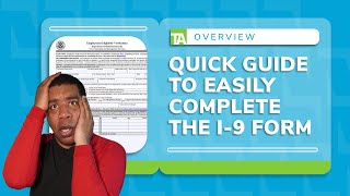 Quick Guide to Easily Complete the I9 Form  StepbyStep Tutorial [upl. by Tenrag]