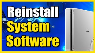 How to Reinstall System Software on PS4 Safe Mode [upl. by Niamrej792]