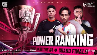 2023 PMGC POWER RANKINGS EP5 GRAND FINALS  PUBG MOBILE ESPORTS [upl. by Zoltai864]