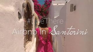 All About My Airbnb Apartment in Santorini Greece [upl. by Ahsenyl]