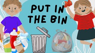 put in the bin poem for kids learning poem kids good manners children learning poem [upl. by Alad]