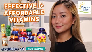 PURITANS PRIDE EFFECTIVE amp AFFORDABLE VITAMINS available at WATSONS [upl. by Helm127]