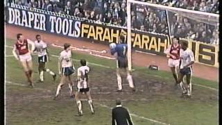 Tottenham vs Arsenal  Littlewoods Cup 8687 [upl. by Artemisia]