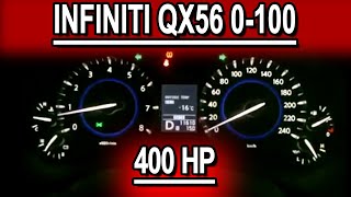 Infiniti QX56 2011 acceleration 0100 km\h [upl. by Ayikal]