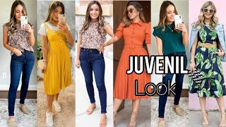 OUTFITS JUVENIL IDEAS sencillos ESTILOS LOOKS de MODA 2025 [upl. by Hasila]