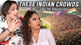 Latinos react to MINDBLOWING Indian Crowds Singing during Cricket Match ft AR Rahman [upl. by Thayer]