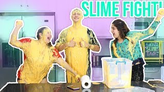 SIBLING SLIME TAG  SLIME FIGHT  SLIME DUMPING Just Ameerah [upl. by Yrek]