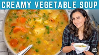 Creamy Vegetable Soup  Vegan amp DairyFree [upl. by Adley]