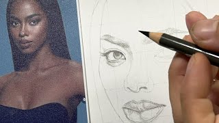 Live Colored Pencil DARK SkinTone Drawing Process [upl. by Annua346]