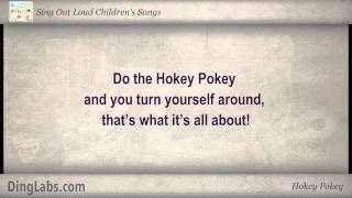 Hokey Pokey  Sing Out Loud Childrens Songs  with Lyrics [upl. by Aime]