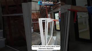 Ventana de PVC  Línea Ideal 2000 Apertura Abatible [upl. by Amikay]