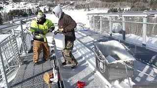 How To Prepare The Pine Mountain Ski Jump For The Continental Cup Instructional  Jason Asselin [upl. by Nort]