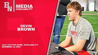 Ohio State Devin Brown Shares Meaning Behind Viral Tweet [upl. by Legnaesoj]