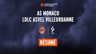 Le résumé AS Monaco  ASVEL  Euroleague 202425 J11 [upl. by Jarv194]