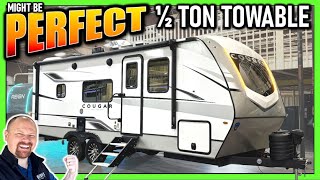 🏆 PERFECT BEST Couples RV Today For My Money 2025 Keystone Cougar 22MLS Travel Trailer for ½ Tons [upl. by Erdnuaed]