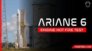 NOW Ariane 6 Hot Fire Test [upl. by Nadabb468]