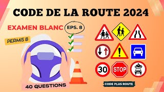 TEST Code de la route 2024  TEST Nouveau Code de la Route  Série de 40 questions aléatoire ✒️ [upl. by Stoeber62]