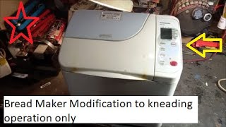 Panasonic Bread maker modification [upl. by Elleuqar596]