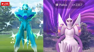 ORIGIN FORM DIALGA AND PALKIARAID INVITES  POKEMON GO LIVE [upl. by Eetnod312]