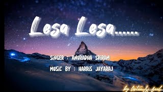 Lesa Lesa Song Lyrics in Lesa Lesa [upl. by Rillings870]