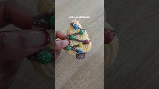 Christmas Tree Cookies christmas christmascookies mandms [upl. by Ahsinor510]