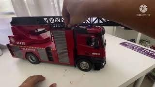 Huina 1561 RC Ladder Fire Truck unboxing and review huina firetruck [upl. by Tooley]